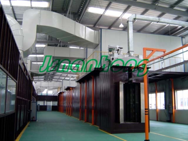 铝幕墙喷漆生产线